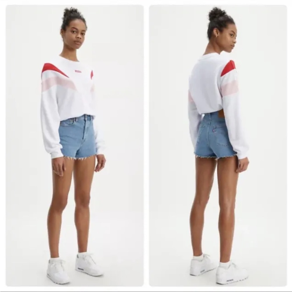 Levi's Premium Ribcage High Waist Shorts REVOLVE size 29 $79.50